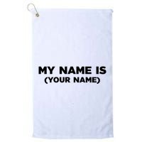 My Name Is Funny Custom Golf Towel