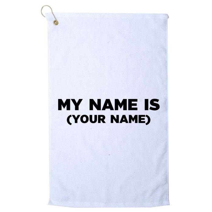 My Name Is Funny Custom Golf Towel