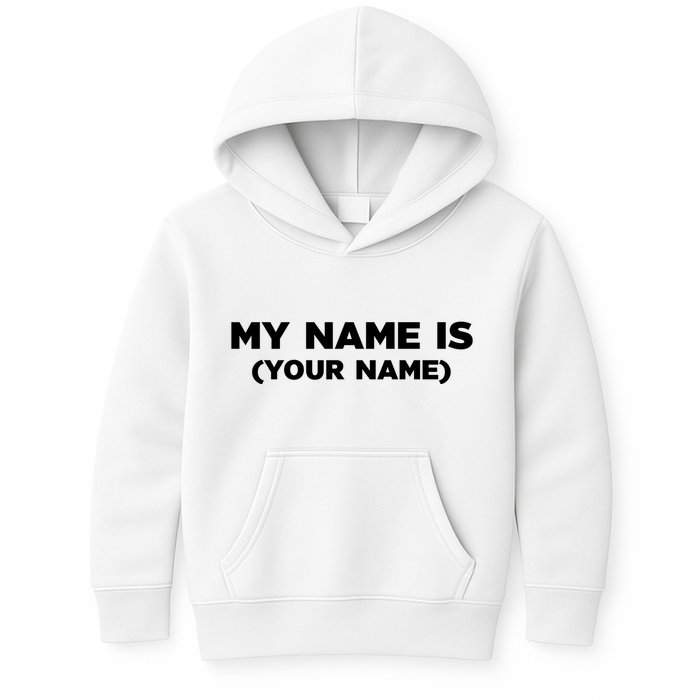My Name Is Funny Custom Kids Hoodie