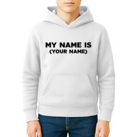 My Name Is Funny Custom Kids Hoodie