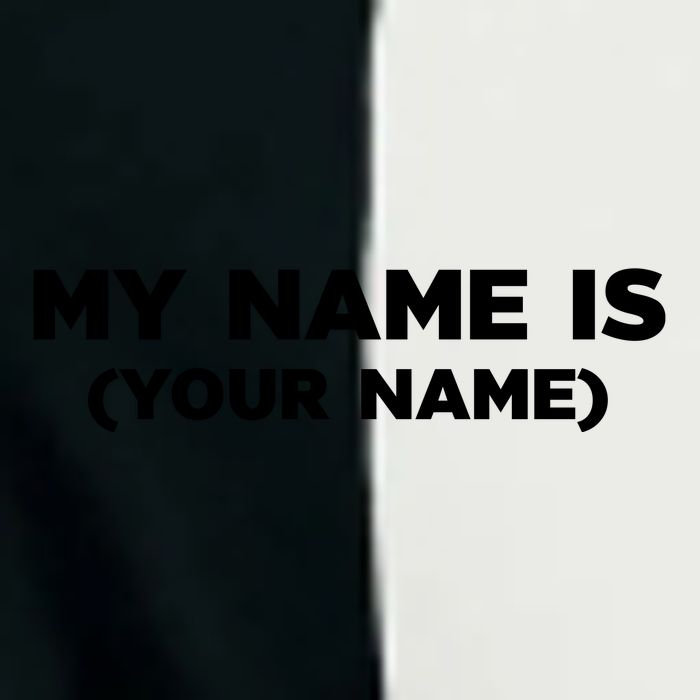 My Name Is Funny Custom Infant Baby Jersey Bodysuit