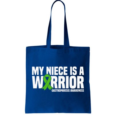 My Niece Is A Warrior Gastroparesis Awareness Great Gift Tote Bag