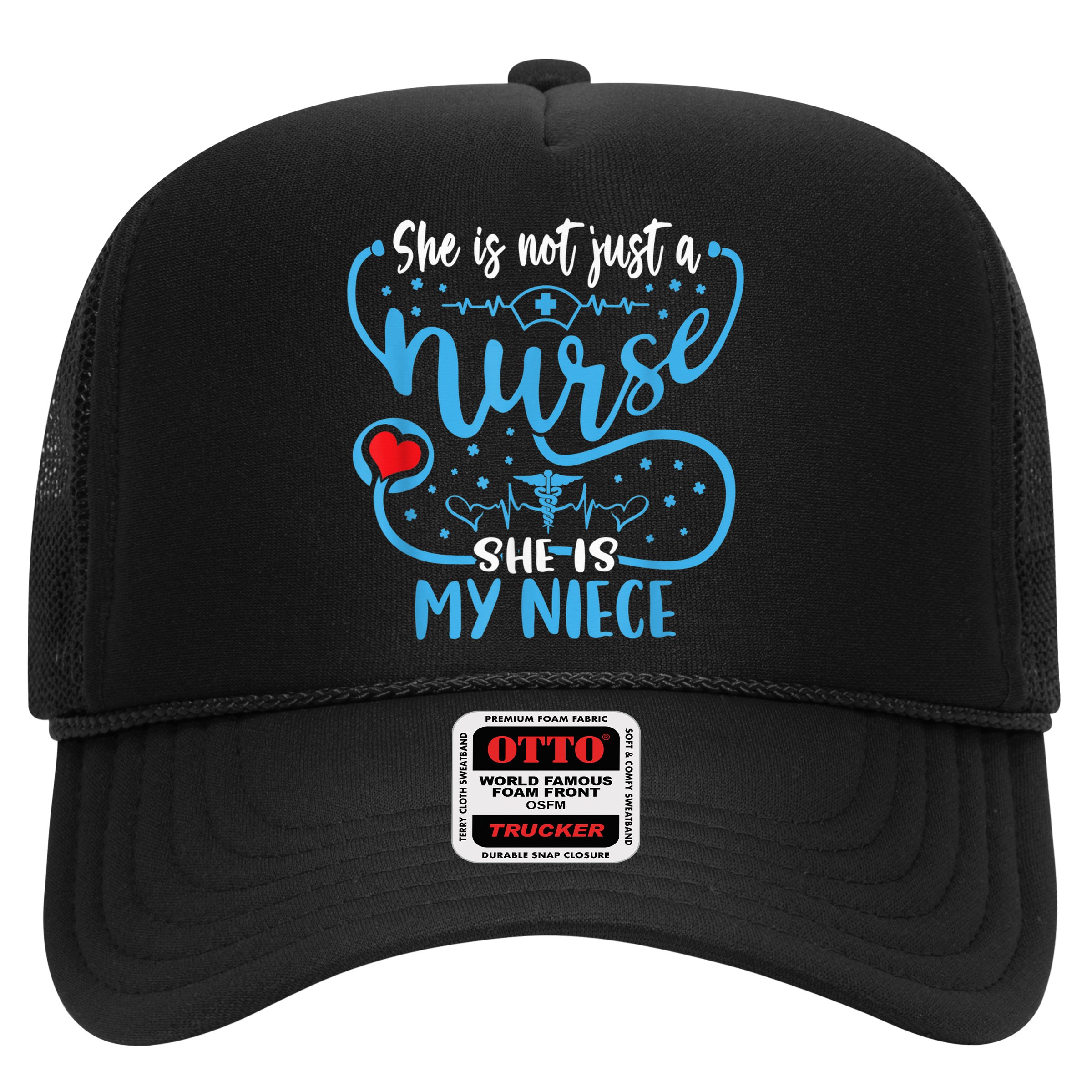 My Niece Is A Nurse Proud Nurse's Aunt Uncle RN LPN Family Hat