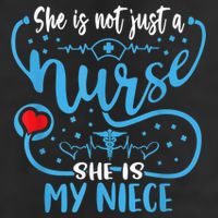 My Niece Is A Nurse Proud Nurse's Aunt Uncle RN LPN Family Hat