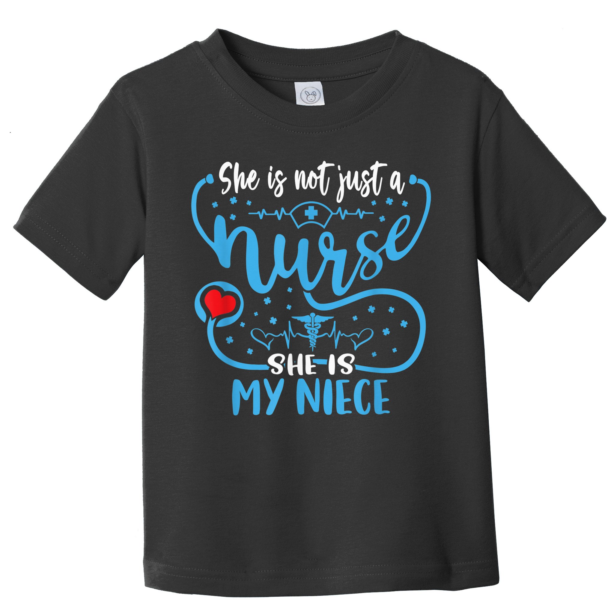 My Niece Is A Nurse Proud Nurse's Aunt Uncle RN LPN Family Toddler T-Shirt