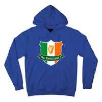 Mcdermott Name Irish Gift Irish Flag Harp Crest Hoodie