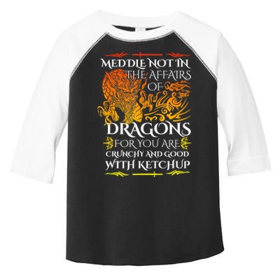 Meddle Not In The Affairs Of Dragons Toddler Fine Jersey T-Shirt