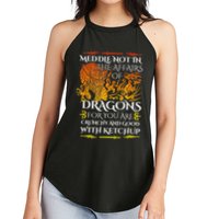 Meddle Not In The Affairs Of Dragons Women's Perfect Tri Rocker Tank