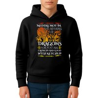 Meddle Not In The Affairs Of Dragons Kids Hoodie