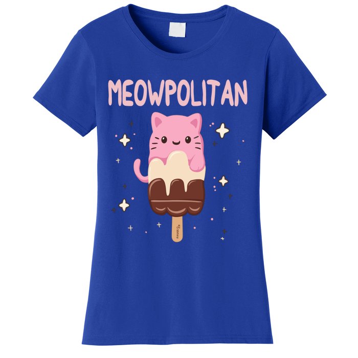 Meowpolitan Neapolitan Ice Cream Cute Gift Women's T-Shirt