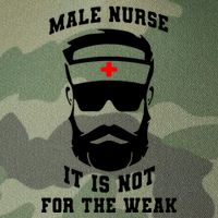Male Nurse It Is Not For The Weak Legacy Tie Dye Trucker Hat
