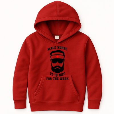 Male Nurse It Is Not For The Weak Kids Hoodie