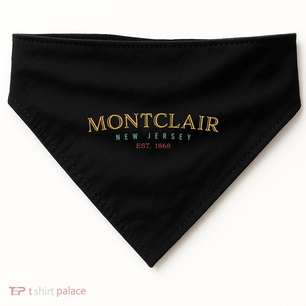 Montclair New Jersey Nj Hometown USA-Made Doggie Bandana