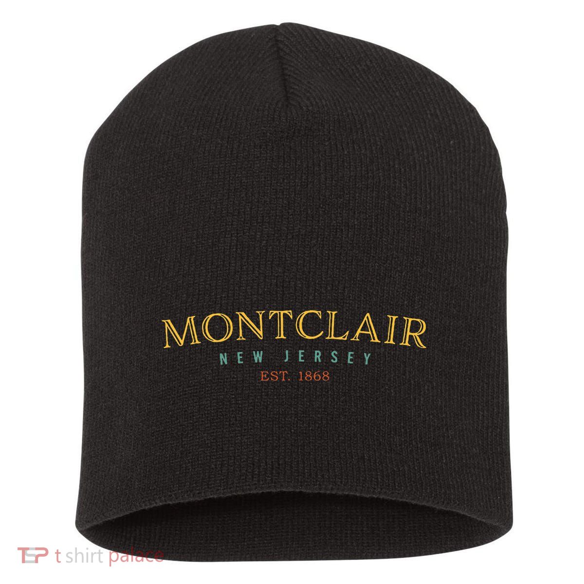 Montclair New Jersey Nj Hometown Short Acrylic Beanie