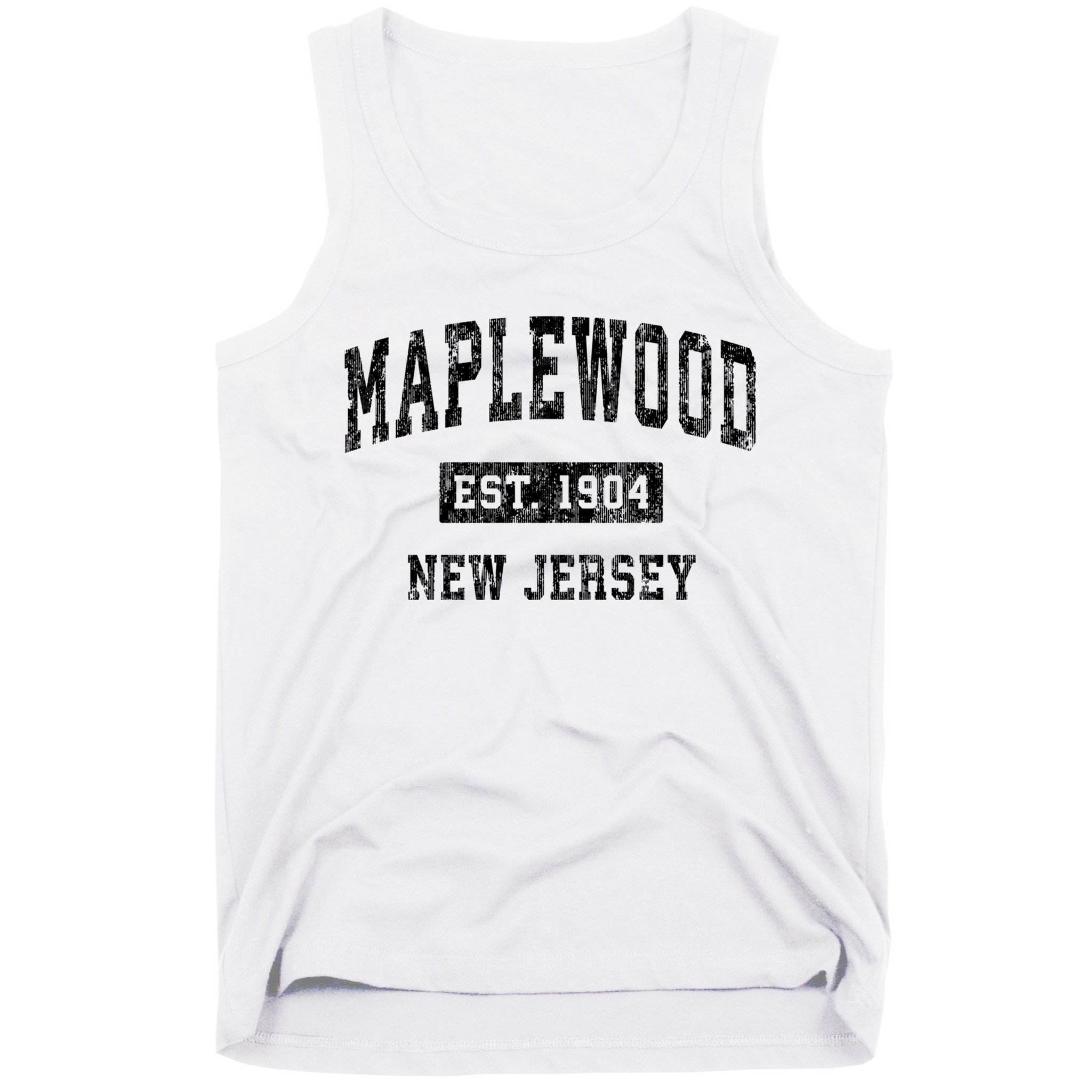 Maplewood New Jersey Nj Vintage Established Sports Design Tank Top