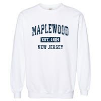 Maplewood New Jersey Nj Vintage Sports Garment-Dyed Sweatshirt