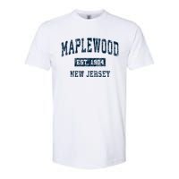 Maplewood New Jersey Nj Vintage Sports Softstyle CVC T-Shirt