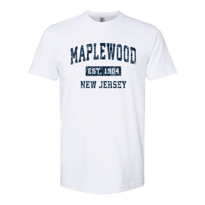 Maplewood New Jersey Nj Vintage Sports Softstyle CVC T-Shirt