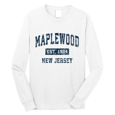 Maplewood New Jersey Nj Vintage Sports Long Sleeve Shirt