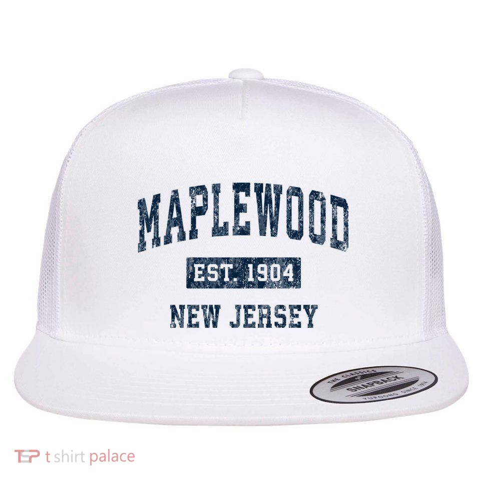 Maplewood New Jersey Nj Vintage Sports Flatbill Hat