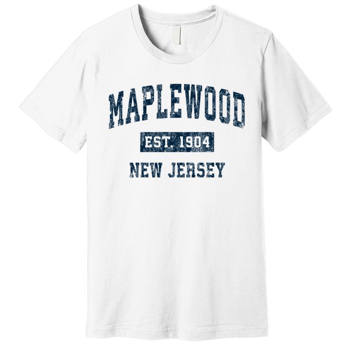 Maplewood New Jersey Nj Vintage Sports Premium T-Shirt