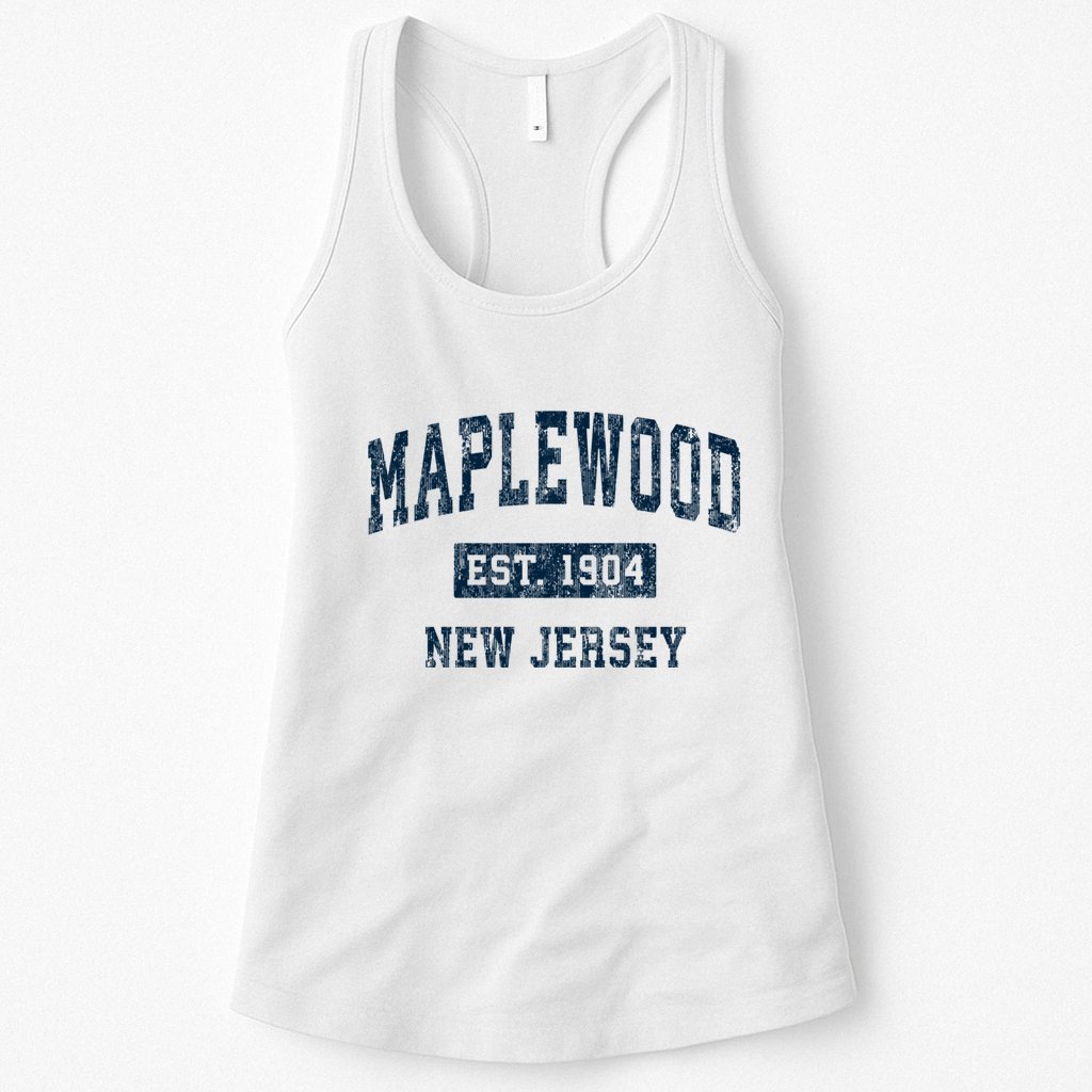 Maplewood New Jersey Nj Vintage Sports Womens Tank Top