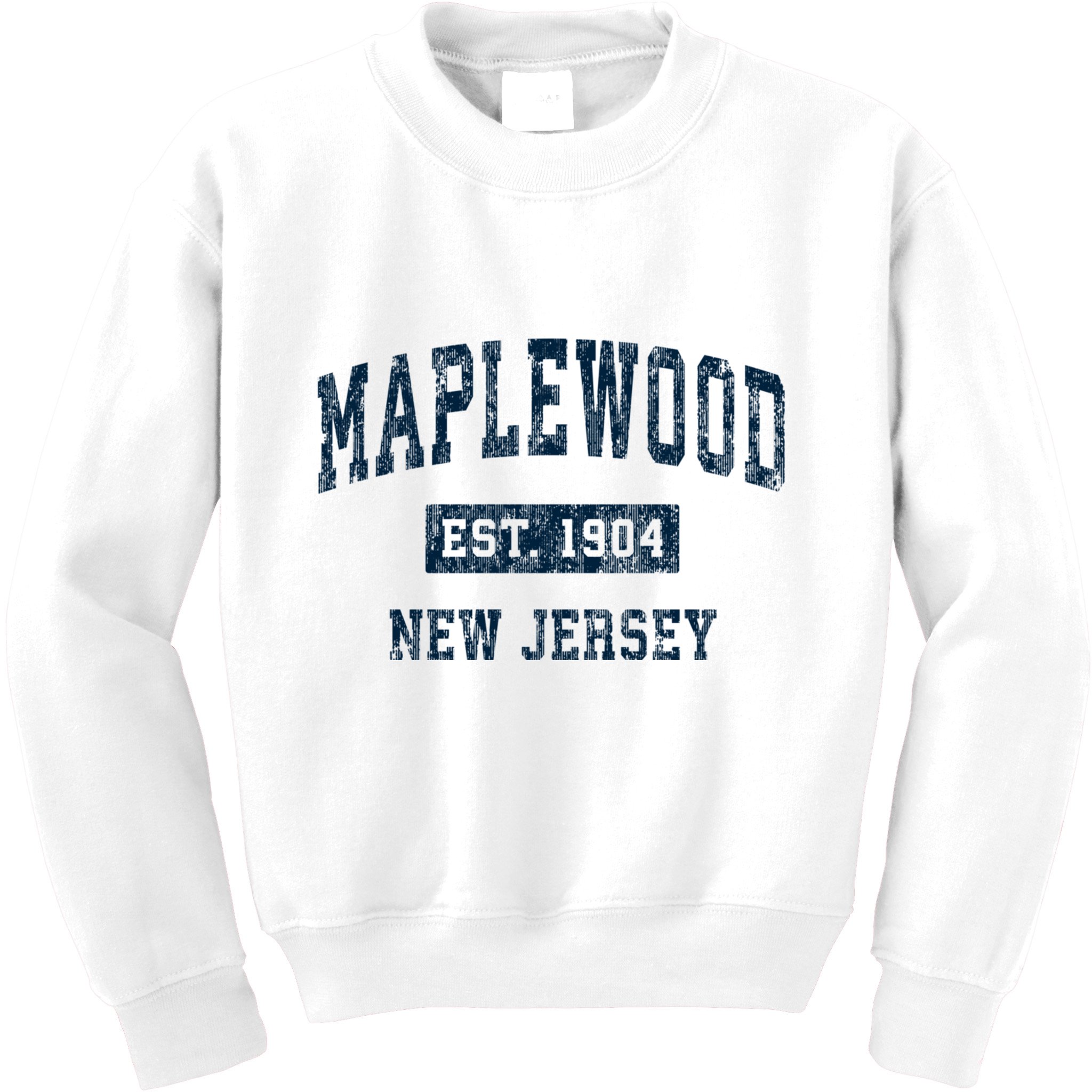 Maplewood New Jersey Nj Vintage Sports Kids Sweatshirt