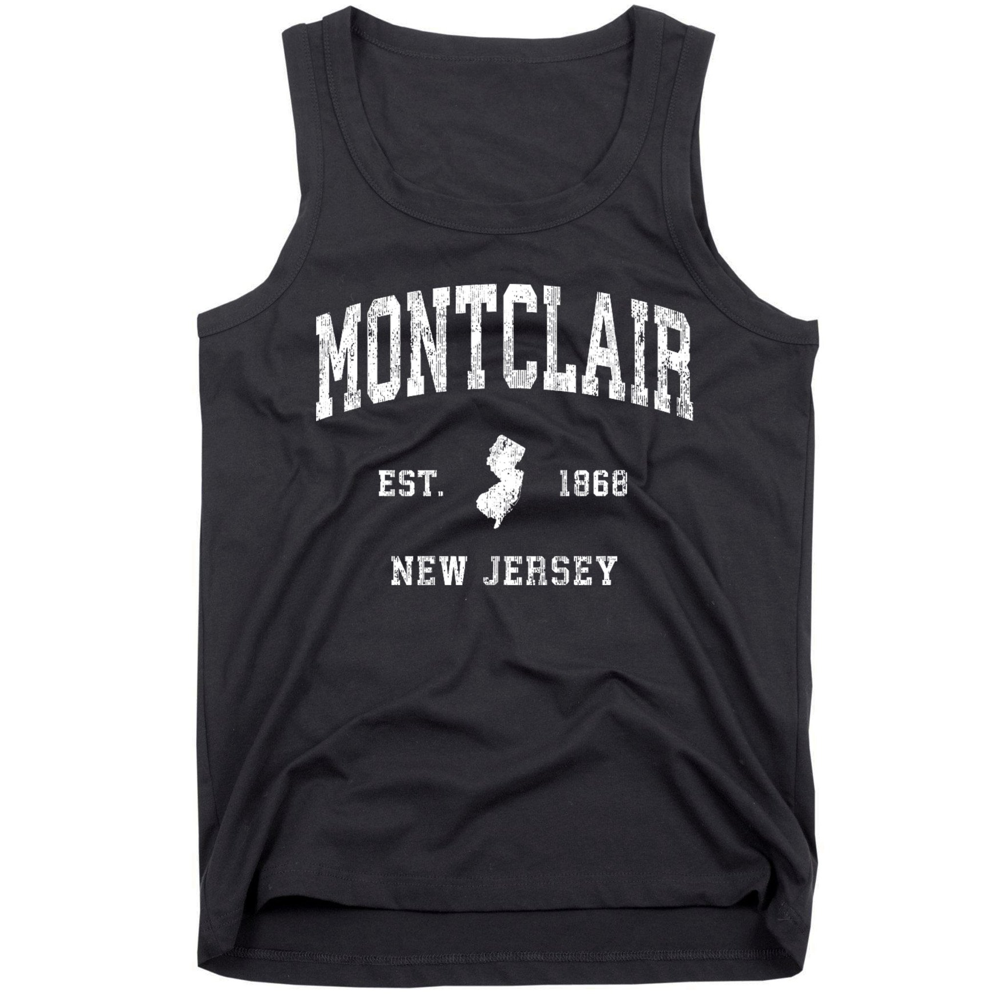 Montclair New Jersey Nj Vintage Established Athletic Sports Design Tank Top