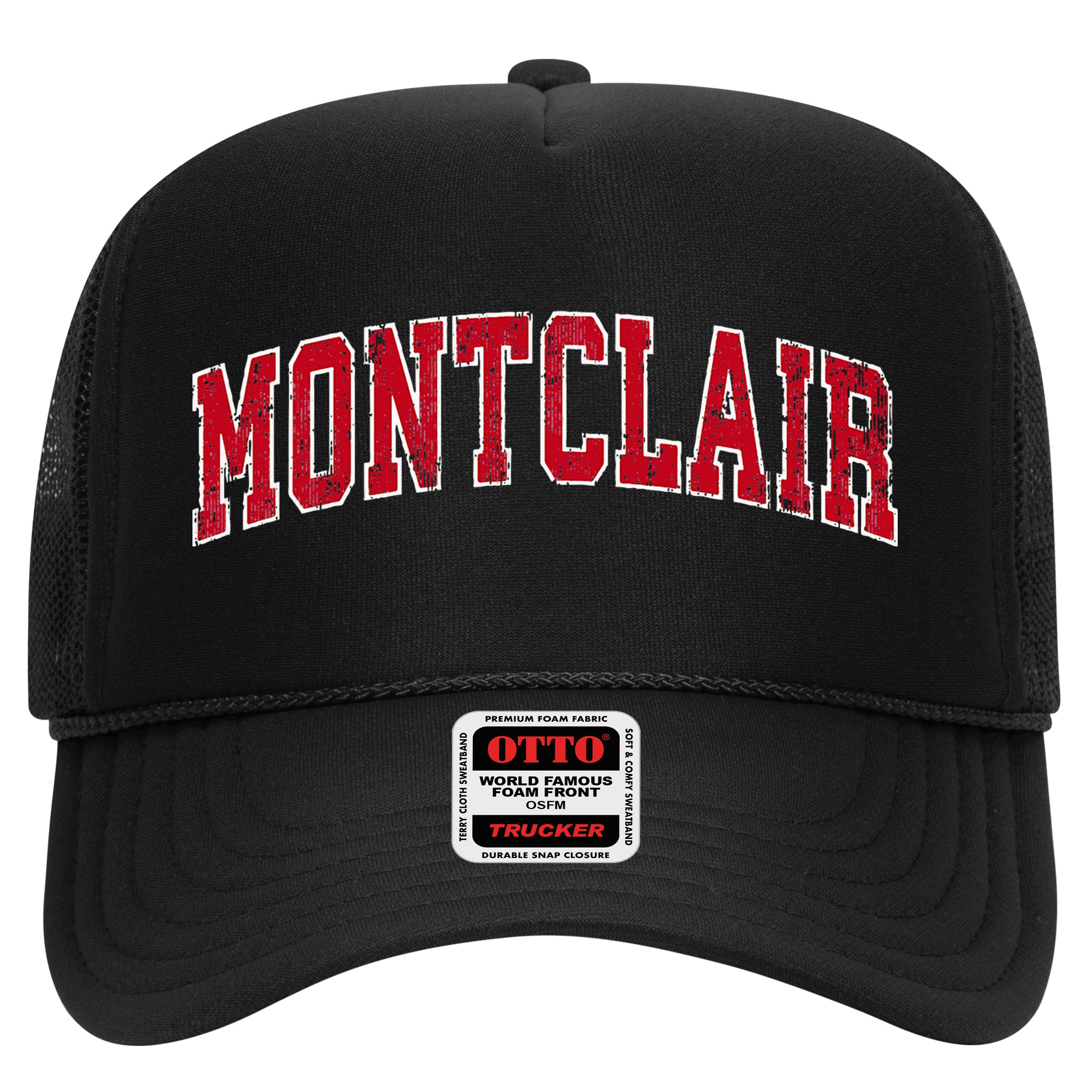 Montclair New Jersey Nj Vintage Sports Design Red Design Hat