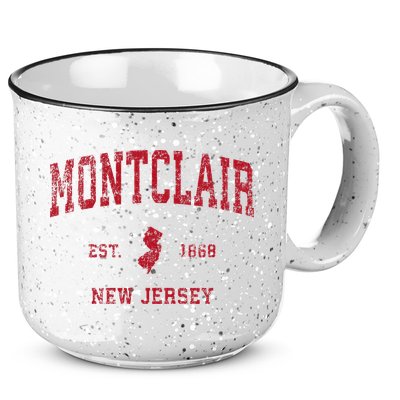 Montclair New Jersey Nj Vintage Sports Design 15oz Campfire Ceramic Mug