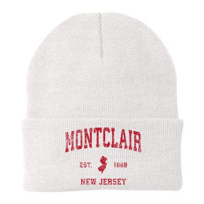 Montclair New Jersey Nj Vintage Sports Design Beanie