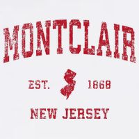 Montclair New Jersey Nj Vintage Sports Design Kids Hoodie