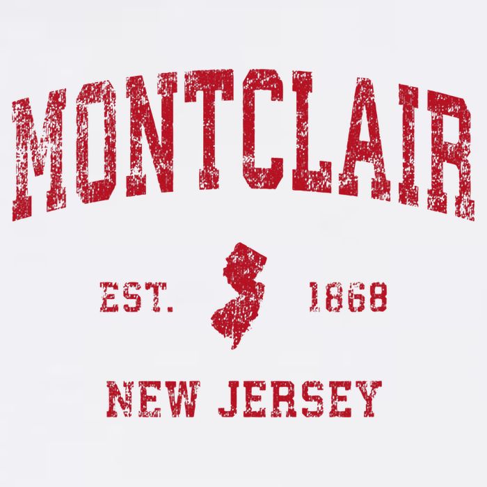 Montclair New Jersey Nj Vintage Sports Design Kids Hoodie