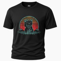 Maneki Neko Japanese Lucky Cat Retro Aesthetic Kawaii Cooling Performance Crew T-Shirt