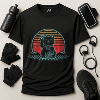 Maneki Neko Japanese Lucky Cat Retro Aesthetic Kawaii Cooling Performance Crew T-Shirt