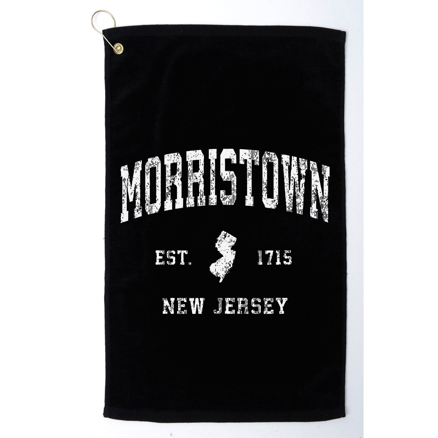 Morristown New Jersey Nj Vintage Athletic Sports Golf Towel