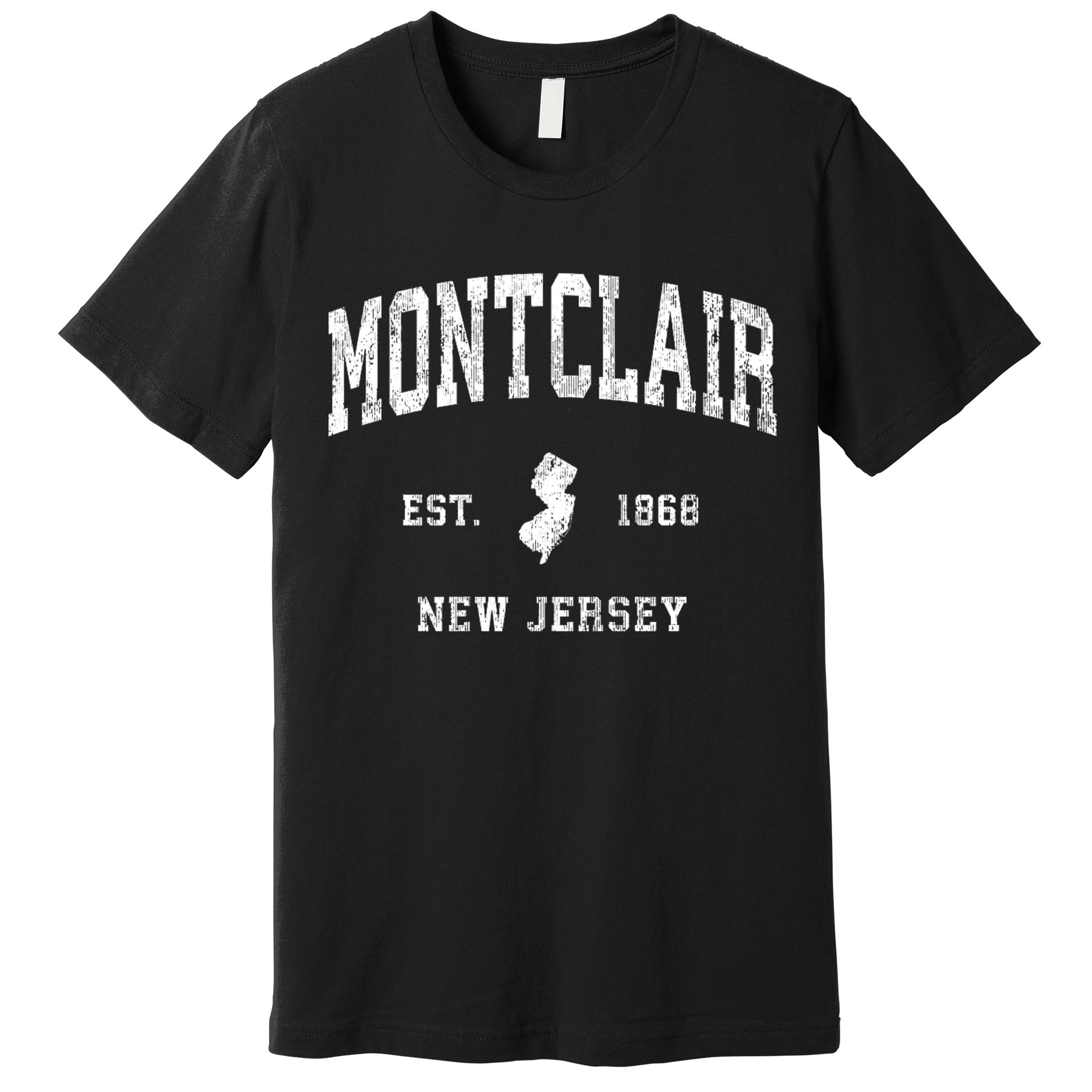 Montclair New Jersey Nj Vintage Athletic Premium T-Shirt
