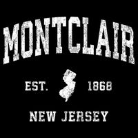 Montclair New Jersey Nj Vintage Athletic Kids T-Shirt