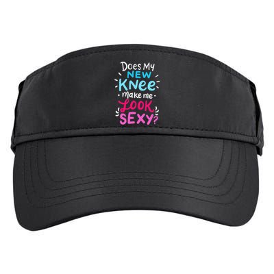 My New Knee Gift Funny Knee Replacement Surgery Joke Adult Drive Performance Visor