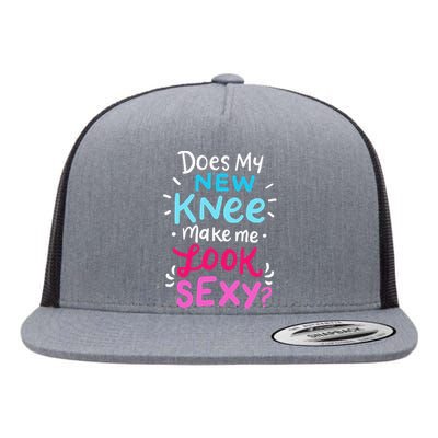 My New Knee Gift Funny Knee Replacement Surgery Joke Flat Bill Trucker Hat