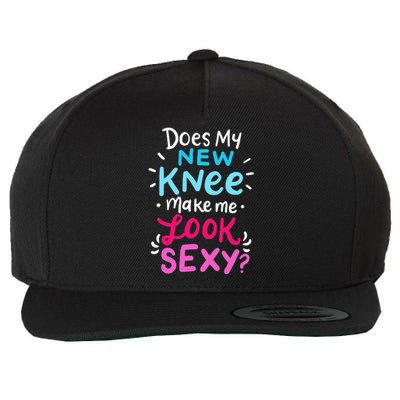 My New Knee Gift Funny Knee Replacement Surgery Joke Wool Snapback Cap