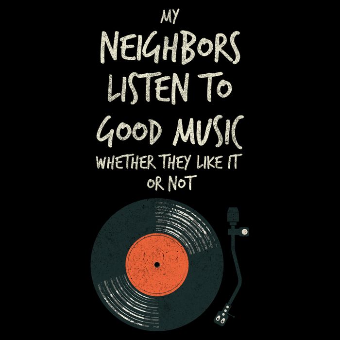 My Neighbors Listen To Good Music 16 in Basic Backpack