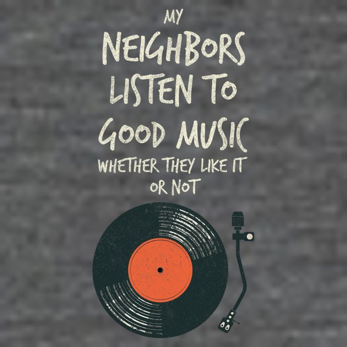 My Neighbors Listen To Good Music 7-Panel Snapback Hat