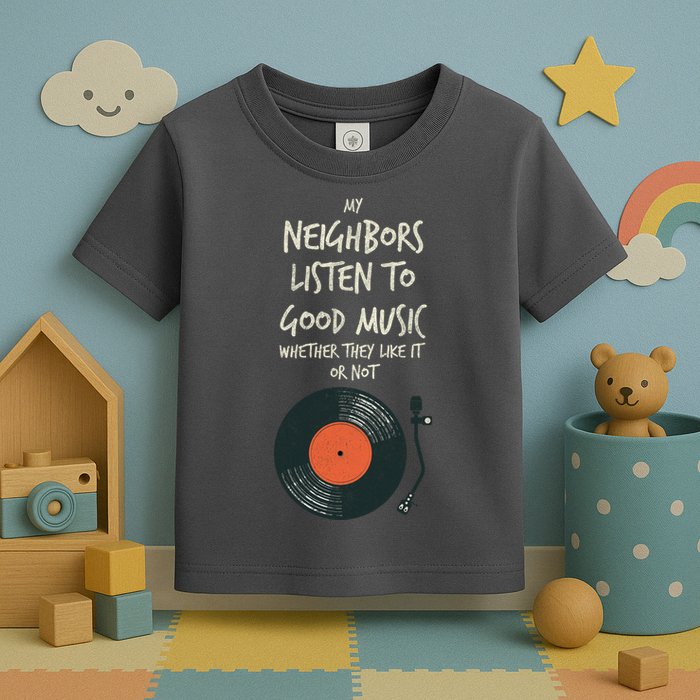 My Neighbors Listen To Good Music Toddler T-Shirt