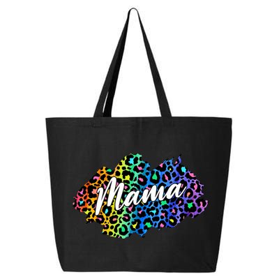 Mama Neon Leopard Print Cute Gift 25L Jumbo Tote