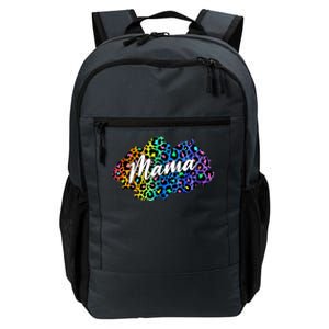 Mama Neon Leopard Print Cute Gift Daily Commute Backpack