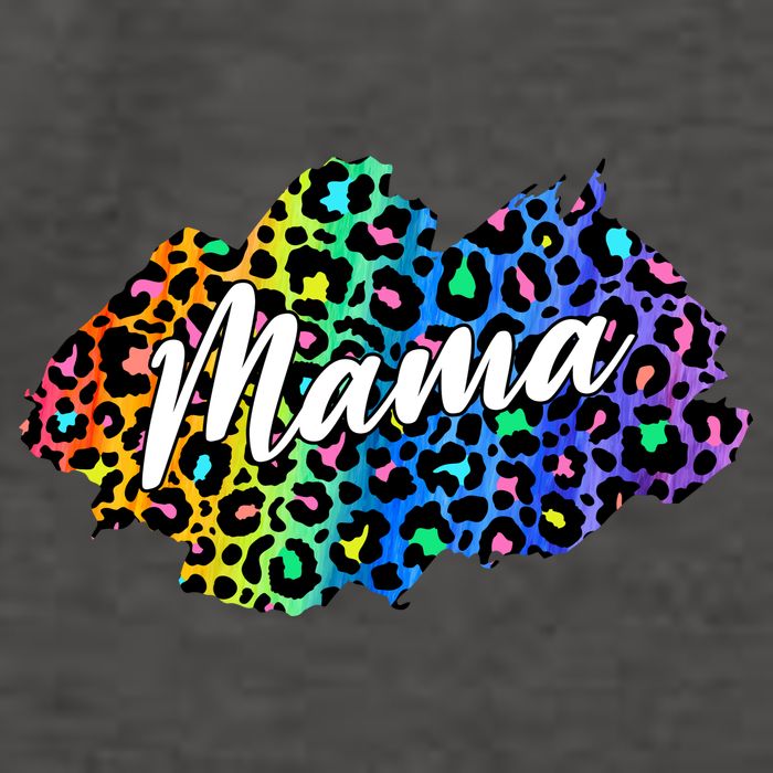 Mama Neon Leopard Print Cute Gift Vector Backpack