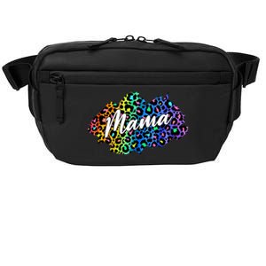 Mama Neon Leopard Print Cute Gift Crossbody Pack