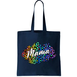 Mama Neon Leopard Print Cute Gift Tote Bag