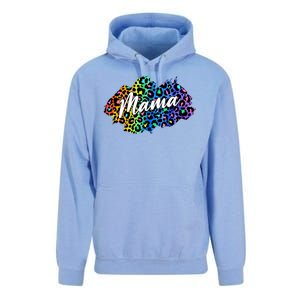 Mama Neon Leopard Print Cute Gift Unisex Surf Hoodie